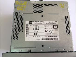 Opel CD30 Gyári Rádió. Astra H-Zafira B. Ezüst. Delphi Grundig. 13289928