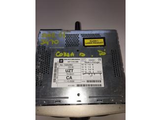 Opel CD30 Gyári Rádió. Corsa D. Delphi Grundig 13262382. Arany