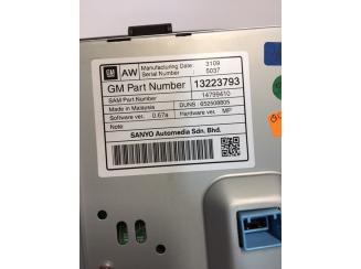 Opel Insignia DVD800 NAVI Gyári Navigáció. Színes Kijelző-Fejegység-Kezelő Panel