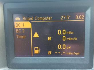 Opel GID Kijelző.Vectra C-Signum.13178765 SD