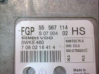 Opel Astra H Z16XER-A16XER Motorvezérlő.55567114 HS