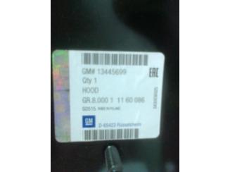 Opel Astra J Motorháztető. GYÁRI ÚJ. GM 13445699